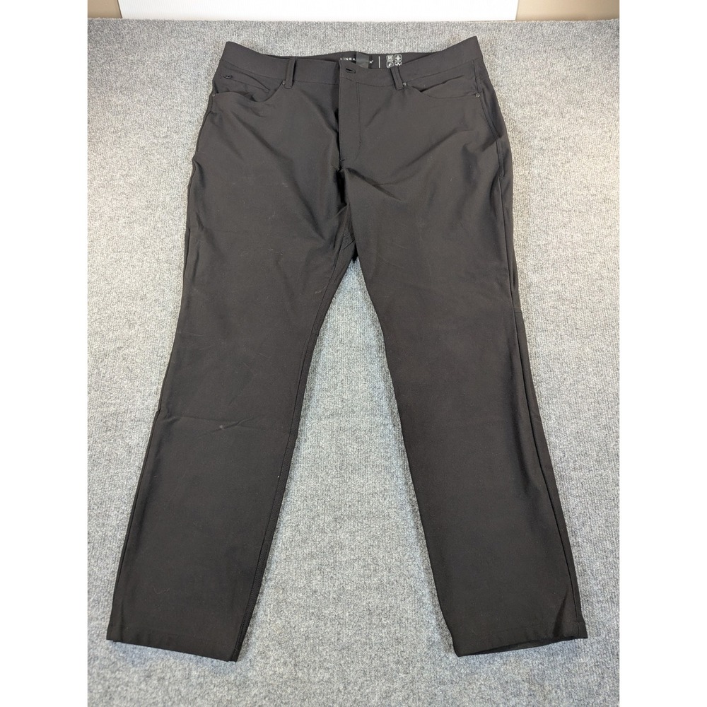 Linearflex Mens Performance Pants Black 38x30 Wat… - image 7